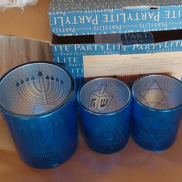 Chanukah Trio - Partylite - NIB - Picture 2 of 3